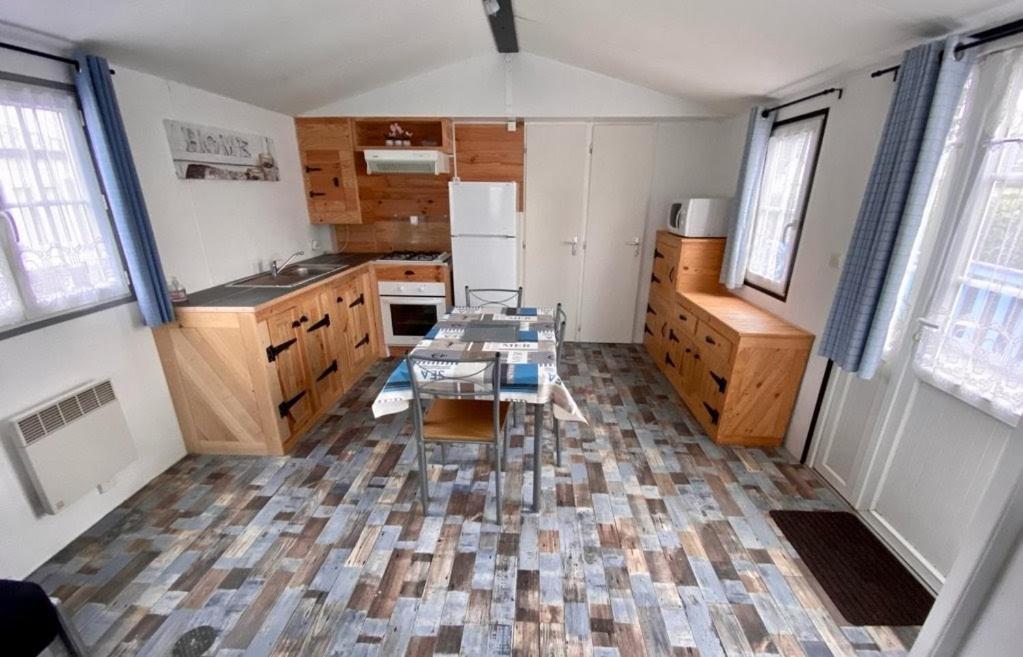 Mobilhome Emplacement 21 Biville-sur-Mer Exterior foto